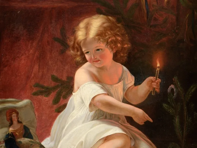 1809-Friedrich Dürck - Vigilia di Natale